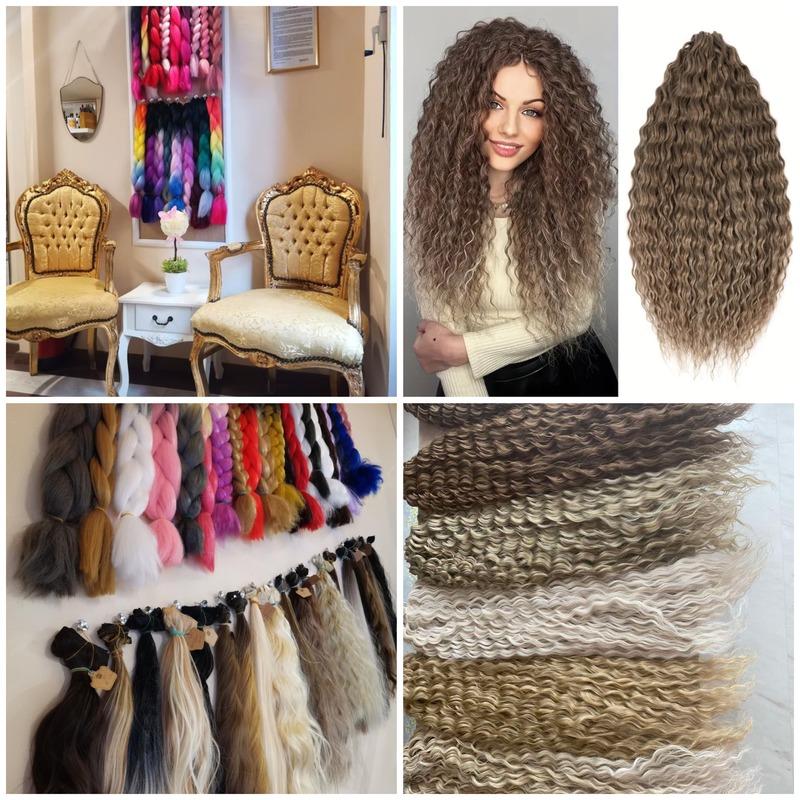 Brazil göndör műhaj és színes kanekalon és jumbo braid haj fonáshoz