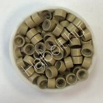 Hamvasszőke szilikonos mikrógyűrű 1000db/5mm (6#)