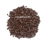 Világosbarna szilikon nélküli mikrógyűrű 100db/4,5mm; 4mm (11#)
