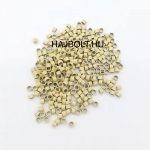 Szőke szilikon nélküli mikrogyűrű 100db/4,5mm; 4mm; 3,5mm (13#)