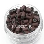 Csokibarna szilikonos hüvelygyűrű 100db/4mm