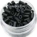 Fekete szilikonos hüvelygyűrű 1000 db/4mm