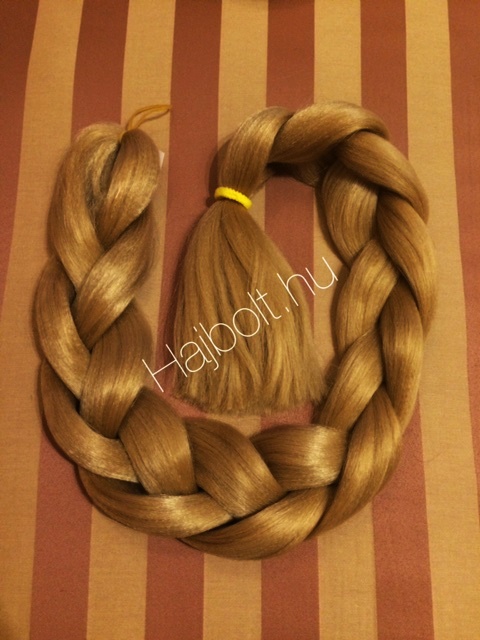 Szintetikus póthaj karamell szőke 100 gr/ 60 cm