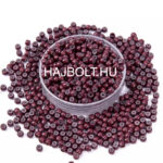 Burgundi szilikonos nano gyűrű 1000db (15#)